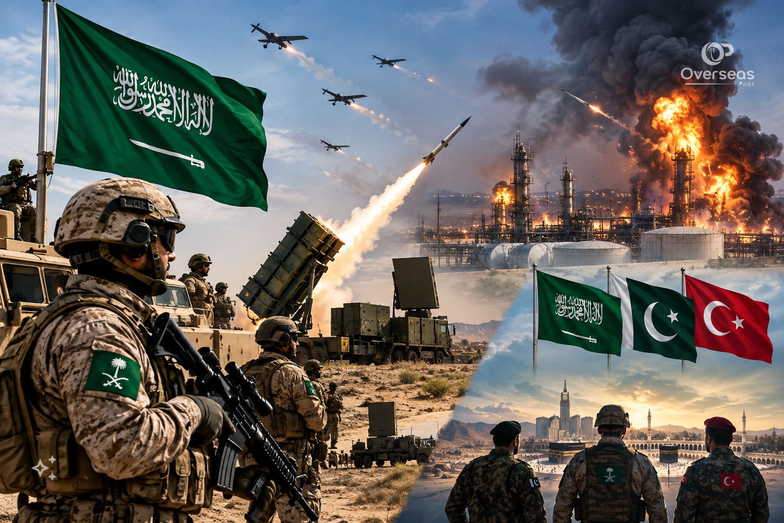 سعودی عرب پر حوثی حملے اور دفاعی تنصیبات کی سیکیورٹی صورتحال
