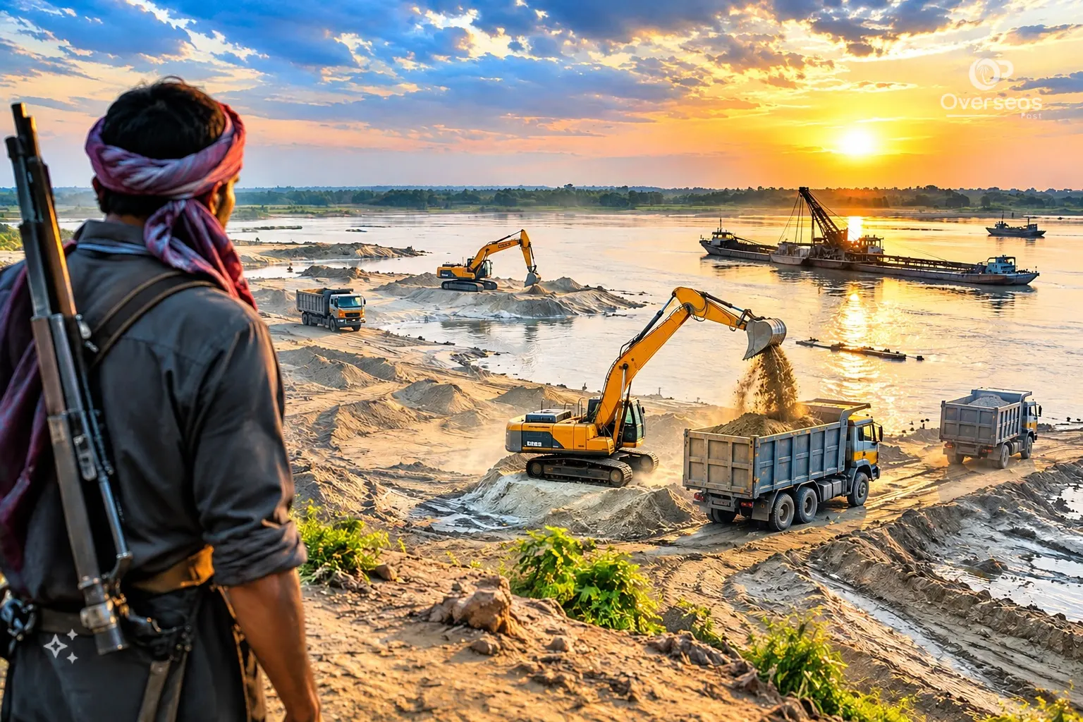 ریت مافیا: دریاؤں کی ریت چوری کرنے والی عالمی تجارت